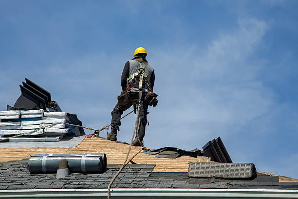 Professional Roofing technician working in Gove, KS